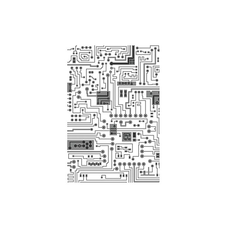 Sizzix Multi-Level Textured Impressions Embossing Folder Circuit by Tim Holtz,