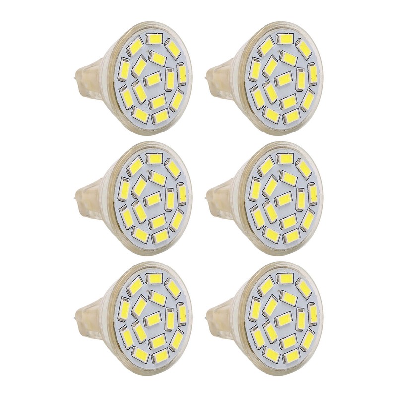 6Pcs GU4 LED Bulb 270LM 15LED Energy Saving Light Bulb