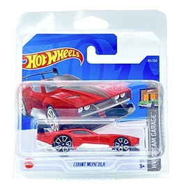 Hot Wheels Count Muscular (Red) 2/5 HW Dream Garage 2022 - 83/250 (Short Card) *** COMES IN A KLAS CAR KEEPER PROTECTIVE COLLECTORS CASE *** HCT31