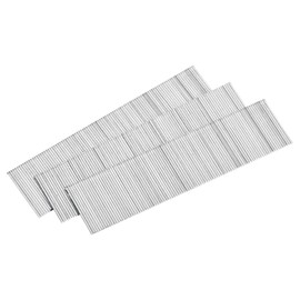 sourcing map 2000Pcs 18 Gauge Brad Nails, 1-3/16" Length Straight Finishing Nails, Galvanized Carbon Steel Nails for Woodworking Construction Silver
