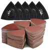 150 Sheets Sandpaper Set, Multitool Sanding Plate for Delta Sander,