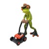 formano Funny Frog Figure with Lawn Mower Poly 16 cm