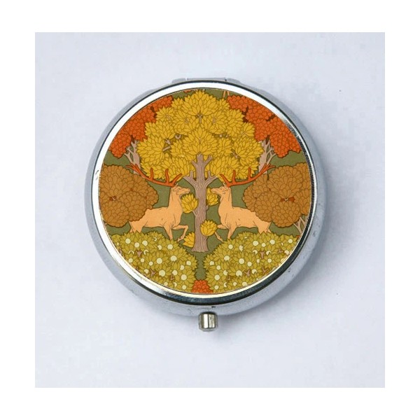 Does not apply Art Nouveau Deer Pill case pillbox pill