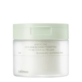 celimax Ji Woo Gae Cica BHA Blemish Toner Pad
