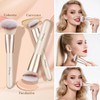 Start Makers 3pcs Brochas Maquillaje Corrector Rubor Base Contorno Suaves