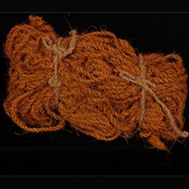 The Ribbon People Orange Coco Fiber Hand Twisted Rope Spools 400 Yards