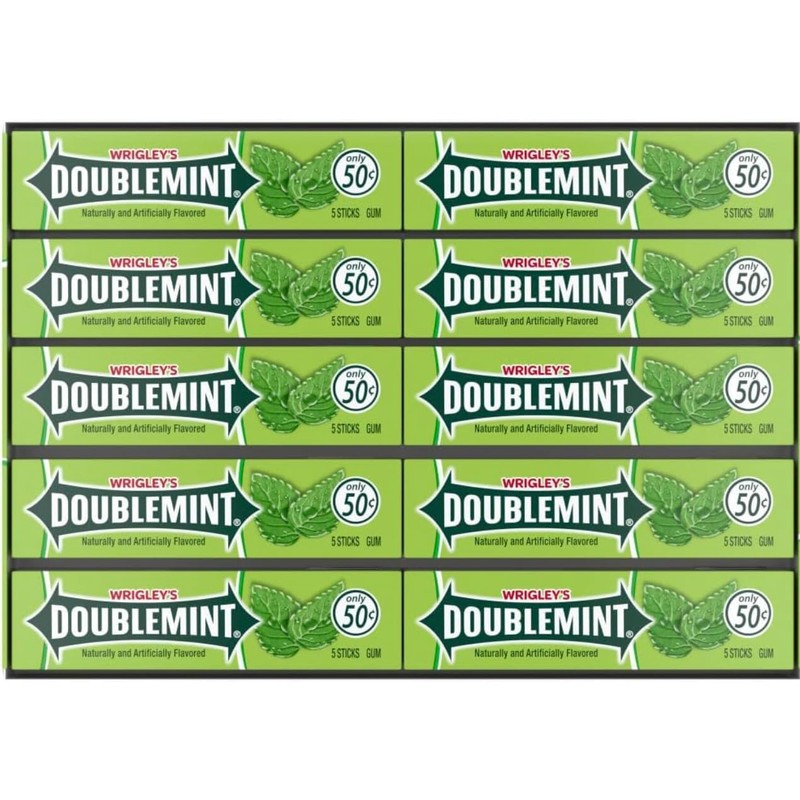 Wrigley Doublemint 5 Stick Gum (40 packs)