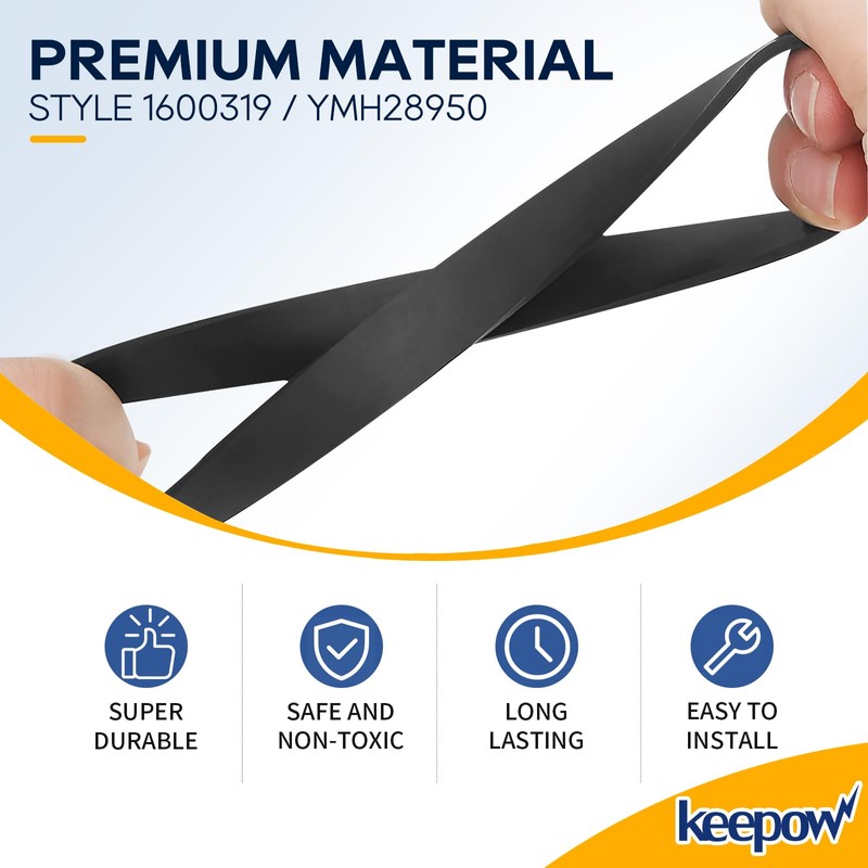 KEEPOW Replacement Belts for Bissell PowerSwift/Aeroswift/Powertrak Upright Vacuum Compatible with