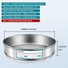 3 Pack 304 Stainless Steel Mesh Lab Sieves, 200mesh 0.075mm,