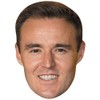 Alan Halsall (Smile) Celebrity Mask, Flat Card Face, Fancy Dress