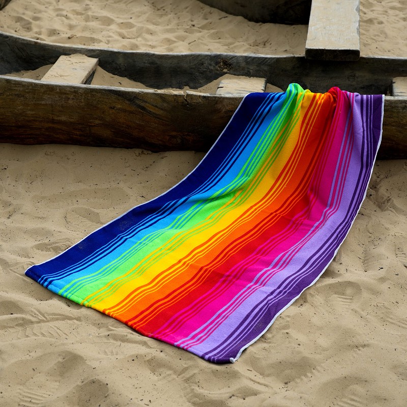 GEEZY Large Microfibre Beach Bath Towel Lightweight Sports Travel Gym
