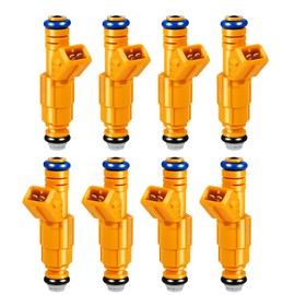 GPMMWPG 4 Holes Fuel Injectors Set of 8 Compatible with Ford for Mustang for Ranger for F-150 for F-250/F-350 Super Duty for Explorer for Jeep for Wrangler for Cherokee for Grand Cherokee 0280155710