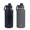 BOZ Stainless Steel Water Bottles 2 Pack Bundle - Grey