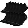COOPLUS 12 Pack Men's Athletic Ankle Socks Cushioned Running Breathable