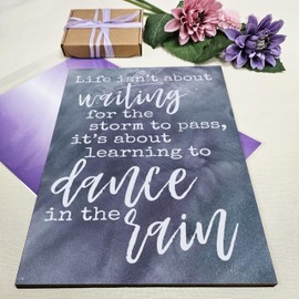 Motivational Wall Art Sign Plaque Inspire Every Day Vibrant Print A4 Wooden Home Décor Uplifting Decoration