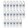 10pcs G4 Halogen Light Bulb 10W T3 JC Type Clear