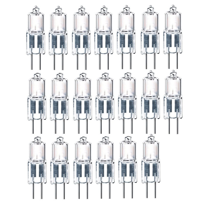 10pcs G4 Halogen Light Bulb 10W T3 JC Type Clear