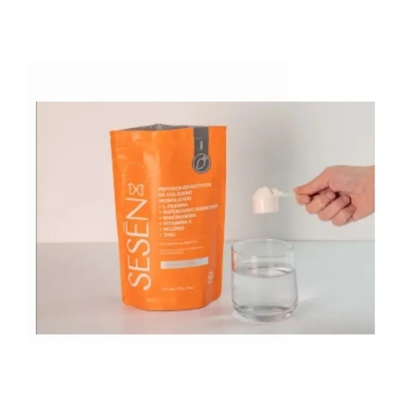 Sesen Teen Colageno Hidrolizado Teanina Niacinamida Vite Sfn Sabor Mango