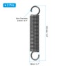 PATIKIL Extension Spring, 2pcs Wire Diameter 0.1", OD 0.7", Free