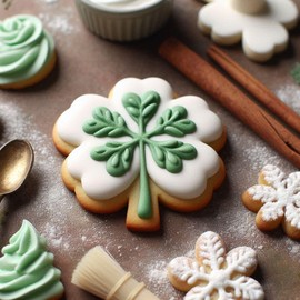 4 Leaf Clover 2.75 Inch Cookie Cutter from The Cookie Cutter Shop – Tin Plated Steel Cookie Cutter