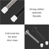 MEETOOT 10pcs Door Bumper Tips 0.4" White Door Stop Caps