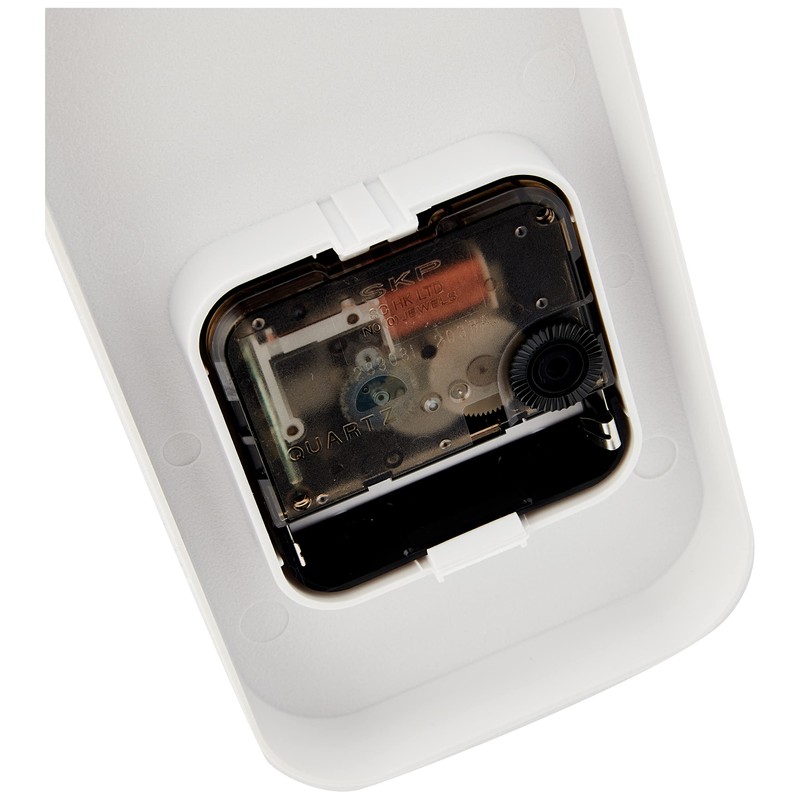 Seiko Quartz Wall Clock with Arabic Numerals - Silver, 30