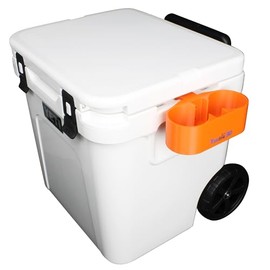 Tideline3D Cup Holder Compatible with YETI Roadie Wheeled Coolers (Blaze Orange, Fits YETI Roadie 32/48/60)