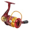 8 Bearing Fishing Spinning Reel Red Color 5.2:1 Gear Ratio