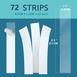 Double SidedＬingerie Tape for Clothes 72 Pack,Fashion Body Tape for Women Clothing,Strong Transparent Clear Boobtape for All Shades and Sensitivity