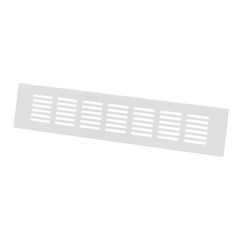 60x300mm Air Vent Cover - Aluminium Ventilation Grille - White