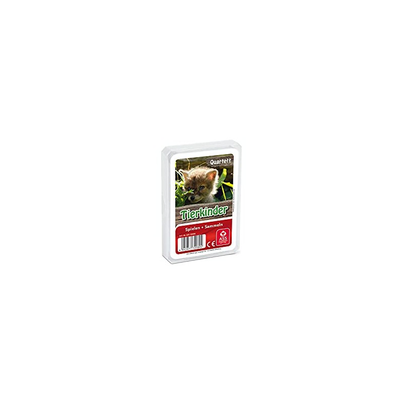 ASS Altenburger Spielkarten Old Burger Quartet – Baby Animal