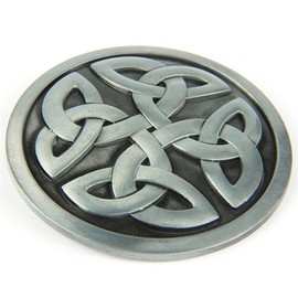 Belt Buckle, Round Celtic Knot Kilt Belt Buckle Western Keltic Buckles for Men Women, American Keltic Irish Scottish Celtic Knot Belt Buckle for Men, Fashion Western Belt Buckle for Men and Women.