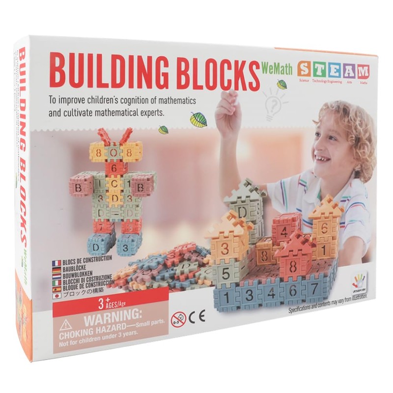 Building Blocks for Toddlers & Kids，Toy Building Sets，Mathematic Developmental Game
