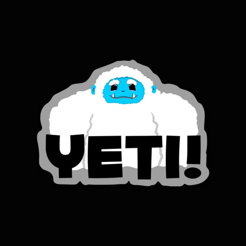 Yeti - Sticker, 3" Vinyl Sticker, Water Proof, Fade Proof,