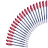 SAINO Fine-X Ballpoint Pens, RED, 0.7mm Fine Point, Pack of