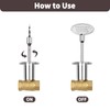 OXDFK 3 Inch Universal Gas Valve Key, Universal Valve Key
