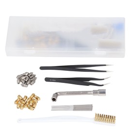 3D Printer Nozzle Cleaning Tools Cleaning Needles Tweezers Brush Kit with Storage Box
