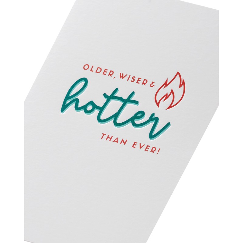 Kindred - Older, Wiser & Hotter - Birthday Card