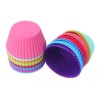Capacillos Reposteria Molde De Silicona De Varios Colores Para Hornear,