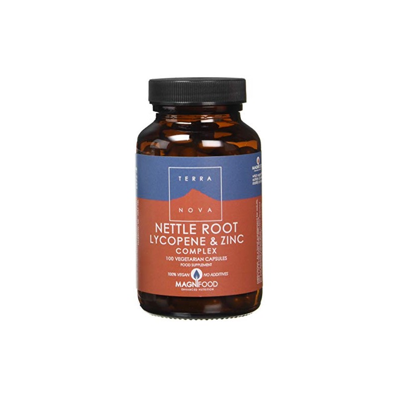 TERRANOVA Nettle Root Lycopene & Zinc Complex - 100 Vegicaps