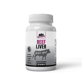 Wild Warrior Nutrition Grass Fed Dessicated Beef Liver - 120 Capsules - Grass Fed Grass Finished from New Zealand - No Fillers GMO Free Hormone Free Paleo