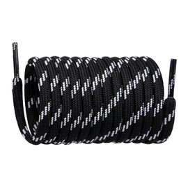 Shoelaces Replacement Round Laces for Balenciaga Triple S Shoes(Color:Black&WhiteCombo,Size:50Inch)