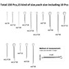 Cotter Pins Assortment Set, Stainless Steel Cotter Pins, R Clips