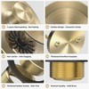 Sogmeter Brushed Gold Bathtub Drain, Hair Catcher and 2-Hole Overflow