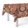 Martina Home Tambre Orange Oilcloth Tablecloth Round 140cm