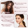 2 Pieces Hair Extensions Braid Dark Brown Ponytail Hairpiece Real