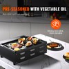 Happybuy Reversible Cast Iron Grill/Griddle, 9.7"x16.7", Pre-Seasoned for Family, Non-Stick