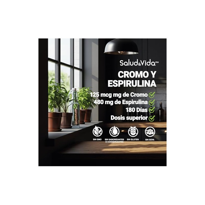 Picolinato De Cromo 1000mcg (125 Mcg Cromo Elemental) por cpsula