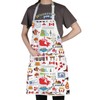 MYSOMY Canada Cooking Apron Canadian Kitchen Apron Canada Maple Leaf