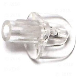 1/4" Clear Fluted Shelf Support (20 pieces)